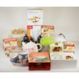 A collection of homewares, primarily 'new old stock' (N.O.S) to include, boxed vases, tea set,