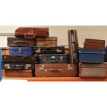 A substantial quantity of bags to include suitcases, briefcases, camera bags and travel trunks.