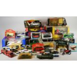 A collection of diecast model cars, makers to include Maisto, Burago and Tonka, all boxed.