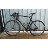 A gents GT Grade II 7 speed road racing bicycle, 60cm frame, GT Toptube sizing 60cm, stack 650mm,