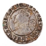 An Elizabeth I silver hammered sixpence, 1586, 25mm, 3gm