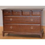 A Stag Minstrel four short over two long chest of drawers, 107 x 72 x 46cm