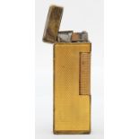 Dunhill, a rollagas gold plated cigarette lighter