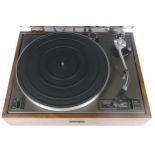 A Pioneer PL-12D turntable, together with a collection of portable radios, to include a Roberts