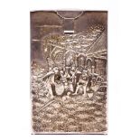 LOT WITHRDAWN FROM AUCTION A Danish silver cigarette case/box, by Jørgen Th. Steffensen,