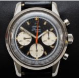 Enicar Sherpa Graph 300, MkIIA, a stainless steel chronograph manual wind gentleman's wristwatch,
