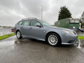 2008 Saab 9-3 Linear SE TiD 150 Estate. Diesel. Registration number LB57 SZV. Vin number