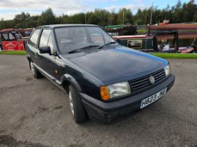 1991 VW Polo L, 1272cc. Registration number H623 JNE. Chassis number WVWZZZ80ZMY134435. Sold with