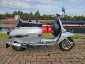 1985 Lambretta/Vijay GP200, 198cc. Registration number B249 AKN. Frame number 22/4 22 339582. Engine