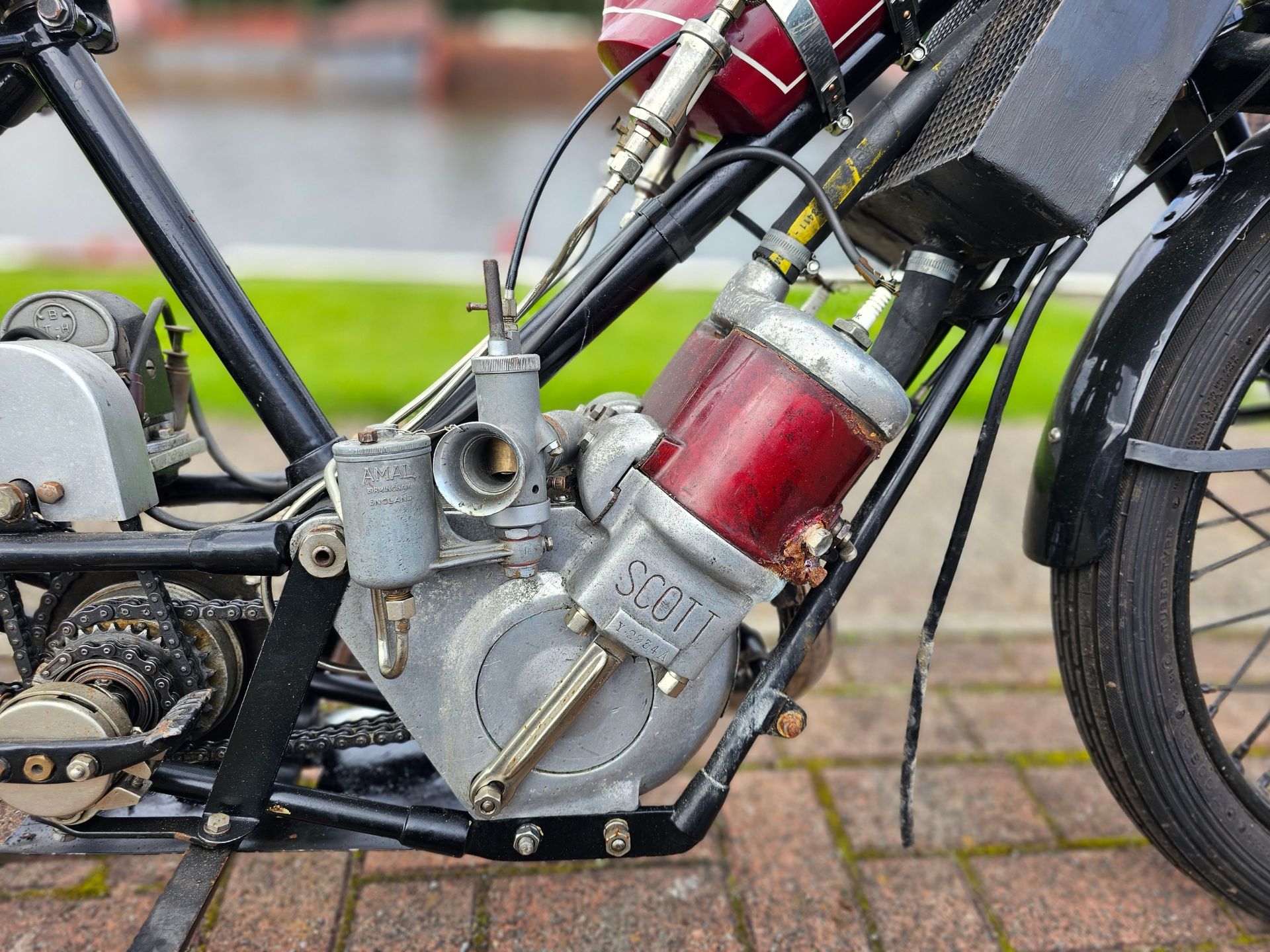 1930 Scott Squirrel, 596cc. Registration number GC 7495. Frame number 78. Engine number Y2934A. Sold - Image 6 of 18