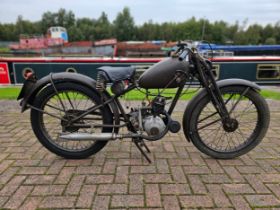 1945/49 Royal Enfield RE125 Flying Flea, 125cc. Registration number HWU 988. Frame number 5848.