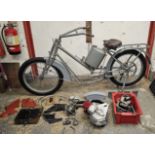 1910 Scott, 532cc. Registration number AK 73. Frame number 997. Engine number 3338. Sold with VMCC