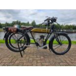 1920 Trump Peco, 330cc. Registration number OB 7276. Frame number 107. Engine number 420616. Sold