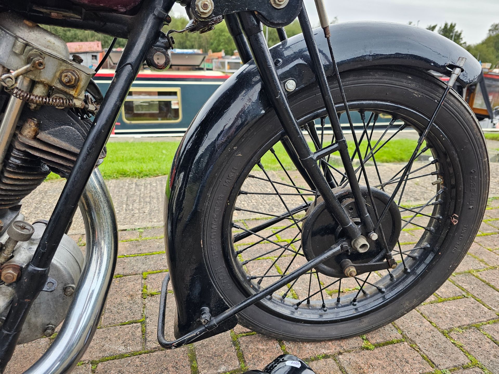 1929 BSA Model S, Sloper, 500cc. Registration number BF 7784 (non transferrable). Frame number - Image 7 of 16