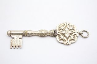 Masonic interest, a silver presentation key, Birmingham 1926, Deptford Lodge, no 4847key 11 cm, 34gm