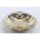 An American sterling silver shell dish, by Gorham, 12 x 12.5cm, 90gm