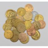 A collection of 30 guinea gaming and other tokens, to include, Fattorini, Harrogate and
