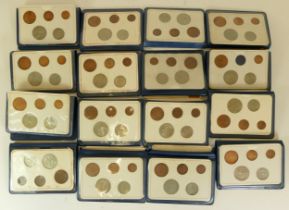 A collection of 25 Britain's First Decimal Coin sets