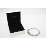 Pandora, a silver charm bracelet, 45gm, box