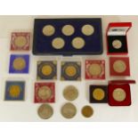 A collection of Royal Medals including a 1977 set