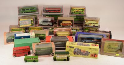 Three boxes of modern diecast models, primarily by Corgi, boxed, together with a selection of