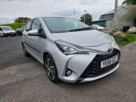 2018 Toyota Yaris Excel VVT-1 HEV CVT Hybrid, 1497cc. Registration number YE68 GGT. VIN number