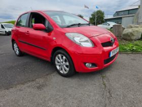 2011 Toyota Yaris T Spirit, VVT-1, 998cc. Registration number YF11 FLP. Vin number