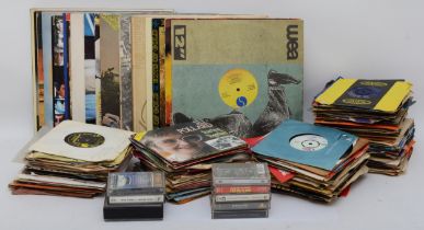 A substanial collection of vinyl LPs and singles (both 7" and 12"), to include Mamas And Papas -
