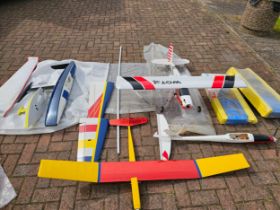 A Wot4 Mk2 radio control aircraft and other radio controlled aircraft and yachts, no engines or