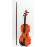 An Antoni violin, model: AXL32, cased with bow.