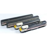 Hornby, OO gauge, collection of 1 locomotive with 3x carriages, Intercity (4)