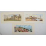 Three original unframed carriage prints to include, St. Osyth priory, near Clacton-on-Sea, Essex (
