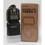 A Yongnuo Speedlite YN560-II flash gun, boxed, working