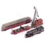 Lima & Darol, OO gauge, a collection of 3x locomotives to include Express Parcels W34, A crane