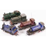 Hornby, OO gauge, a collection of 5x locomotives to include Highland Railway, Stewarts & Lloyds 205,