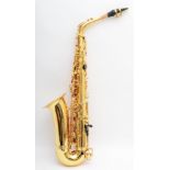 A classic II saxophone, by Trevor J James & Co, cased with accessories, in 'as new' unused