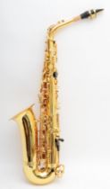 A classic II saxophone, by Trevor J James & Co, cased with accessories, in 'as new' unused