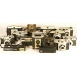 Fifteen cameras, to include a Kodak Brownie 44A, a Halina STB, a Brownie Reflex, a Ful-Vue, a Ilford
