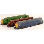 Lima, Airfix & Mainline, OO gauge, a collection of 3x locomotives to include D184, GMR 34228 & 37072