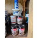 2 x tubs of Molybdenum grease and tins of copper grease.