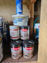 2 x tubs of Molybdenum grease and tins of copper grease.