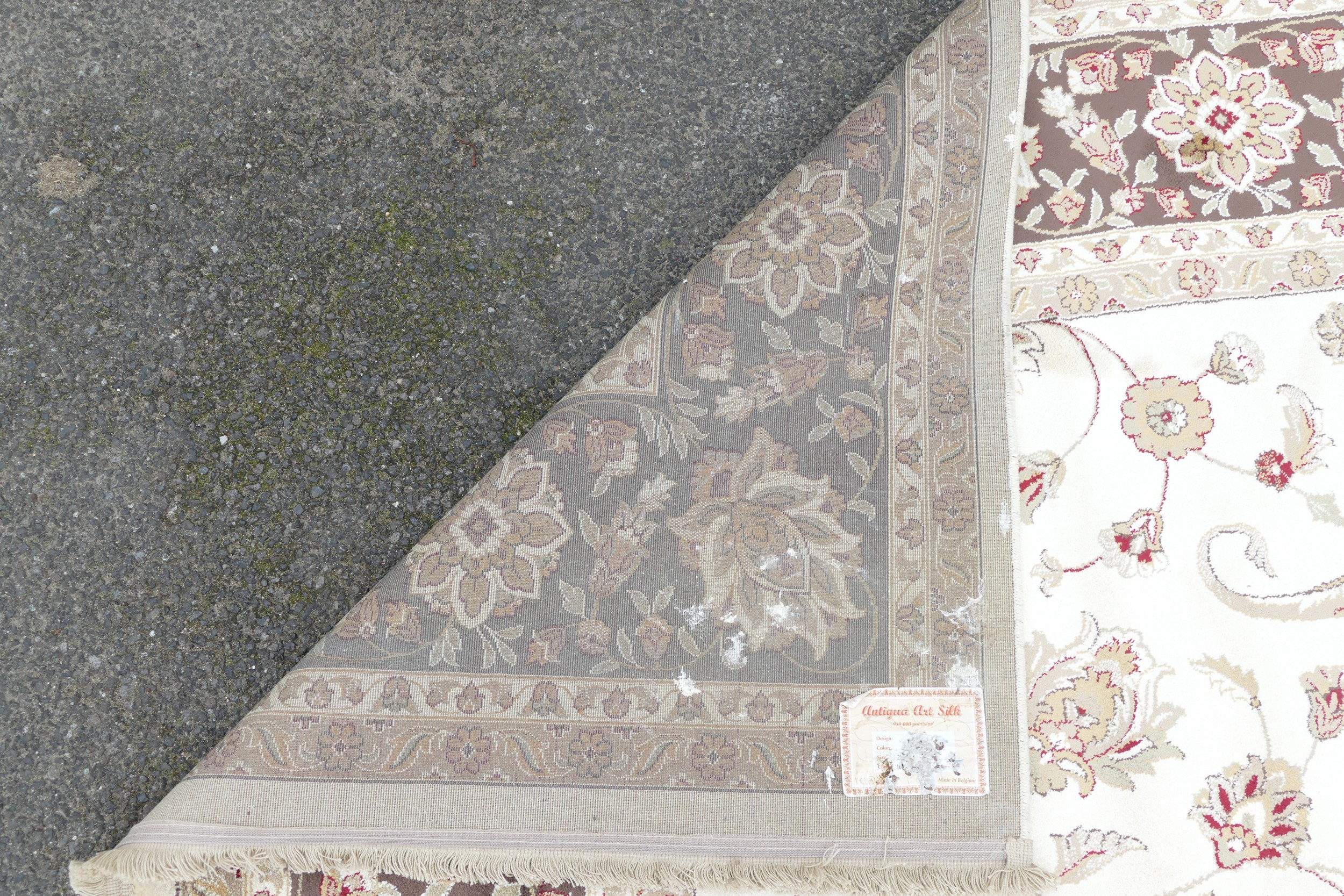 A Modern cream and brown ground floral carpet, 430 x 278cm, ex stock. - Image 3 of 3