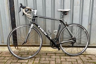 A Trek Madone two series road bicycle.