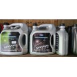 3 x 5 ltr 5-40 engine oil and 4 x 5-30 engine oil