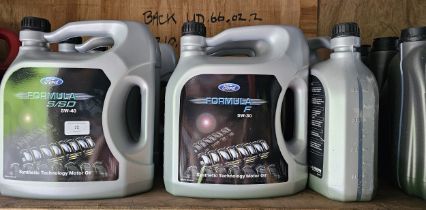 3 x 5 ltr 5-40 engine oil and 4 x 5-30 engine oil