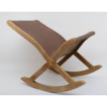 A mid 20th century gout chair