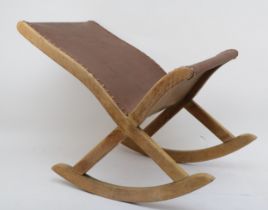 A mid 20th century gout chair