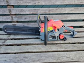 A Sovereign petrol chain saw with 40cm bar, unused