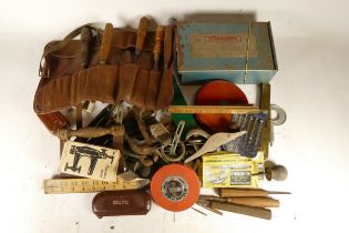 A collection of early 20th century and later carpenters hand tools, in three boxes. (3)