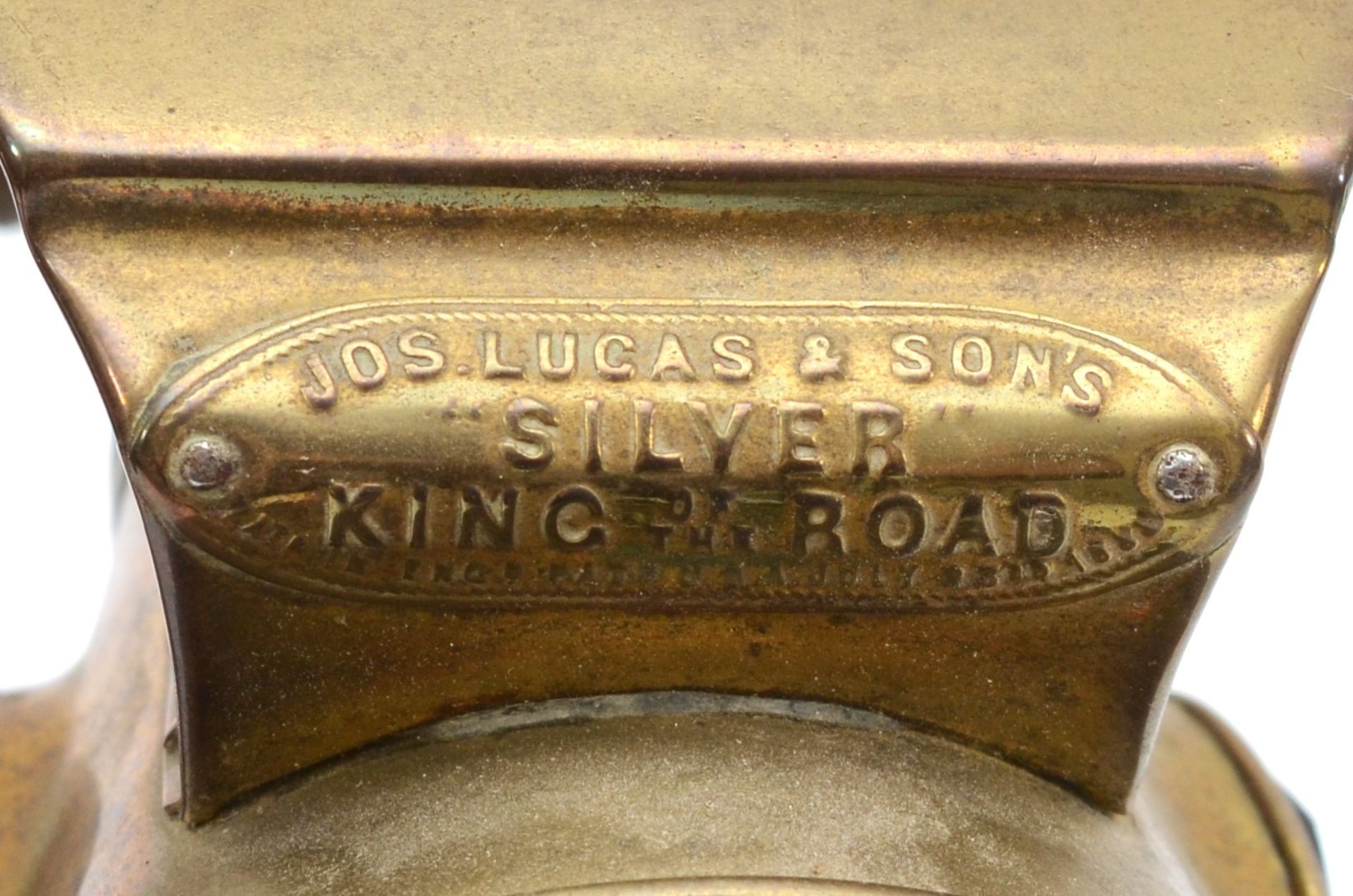 A Powell & Hanmer bicycle acetylene lamp, a Leader by Lucas acetylene lamp, a Silver by Lucas lamp - Image 4 of 5